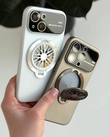 iPhone - Spinning Wheel Hidden Holder Case
