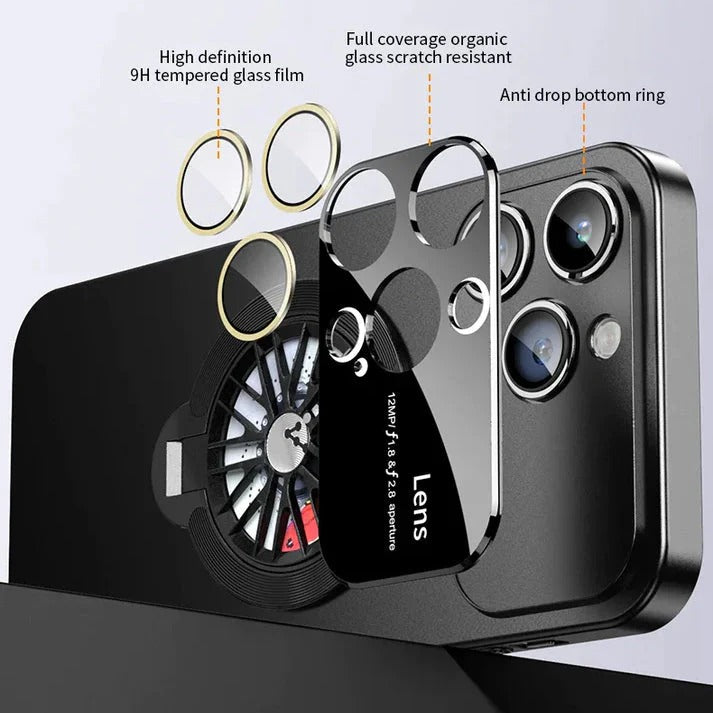 iPhone - Spinning Wheel Hidden Holder Case