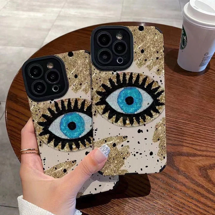 iPhone 15 Plus - Evil Eye Printed Phone Case