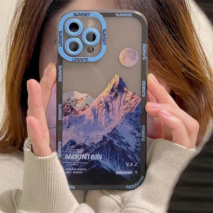 iPhone 13 Pro Max - Retro Snow Mountain Case