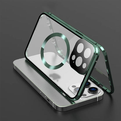 iPhone Series- Double Sided Magnetic Metal Magsafe Frame Case