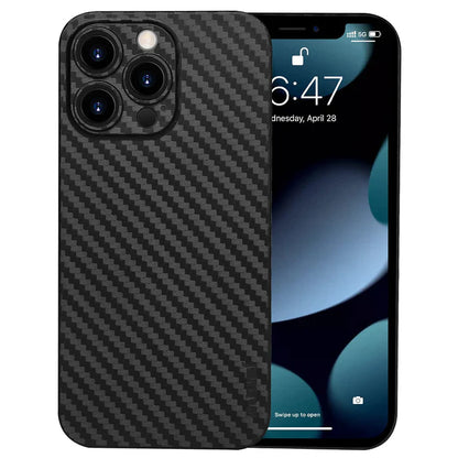 iPhone 14 Pro - Ultra Thin Carbon Fiber Texture Case