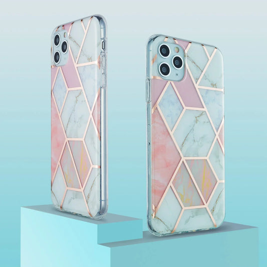 iPhone 14 Pro Max - Electroplating Marble Case