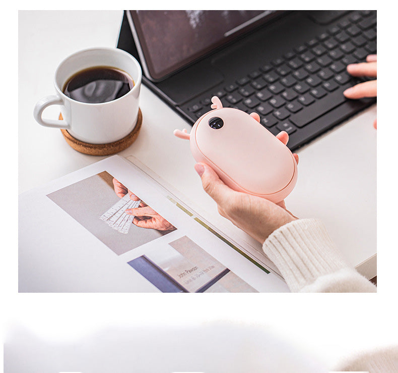 Rechargeable Hand Warmer Powerbank 2-in-1 5000mAh