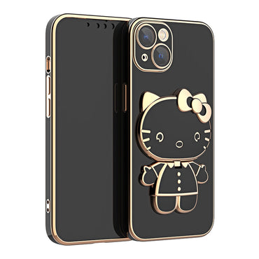 iPhone 14 Pro - Mirror Kitty Socket Case