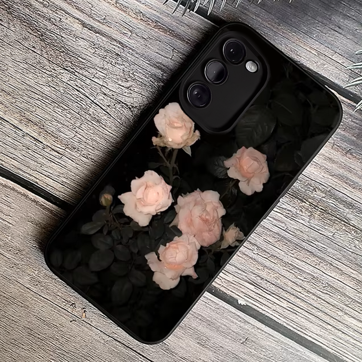 Galaxy S Series - Roses Floral Soft Pattern Case