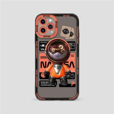 iPhone Series- Rectangle Cute Astronaut Phone Case