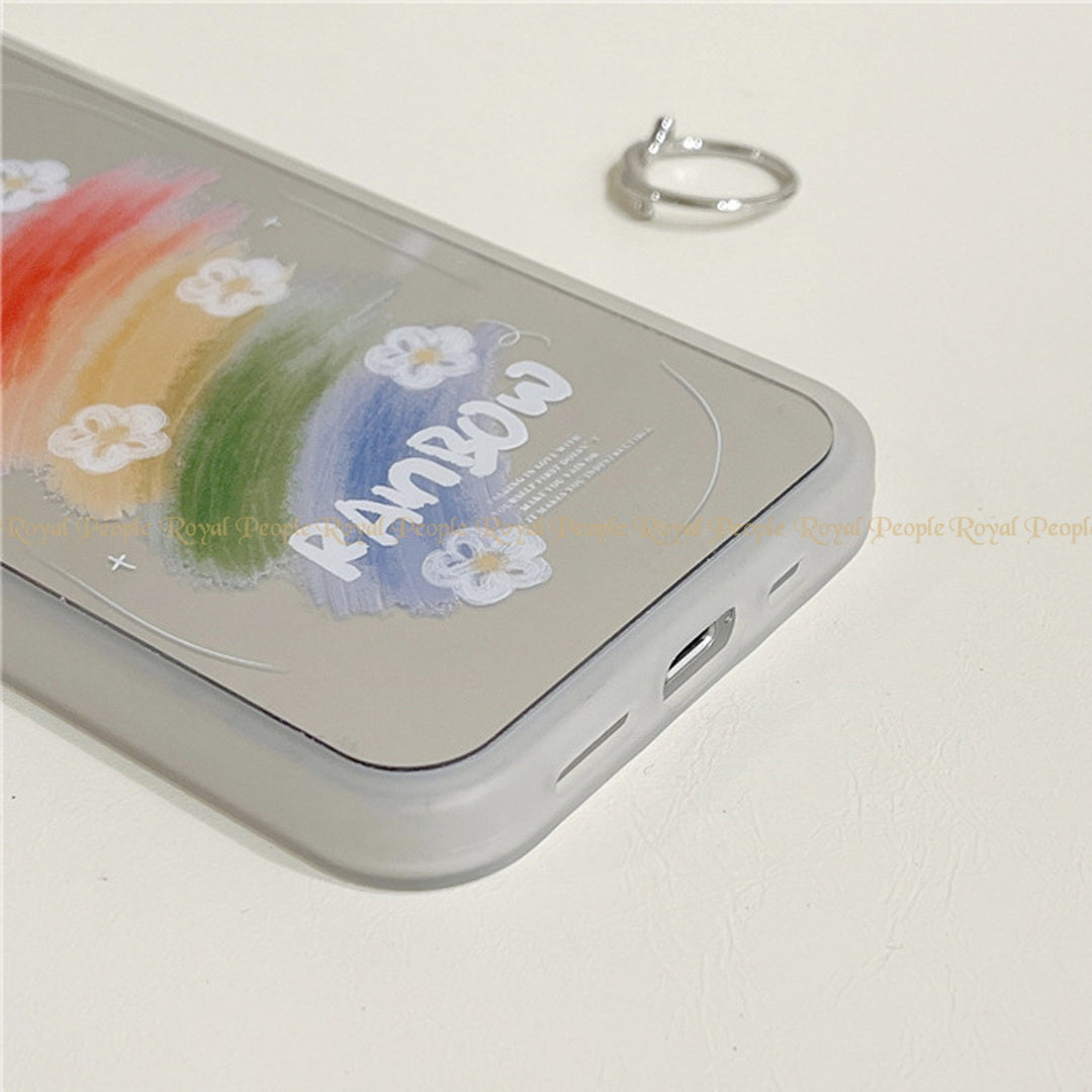 OnePlus - Reflective Mirror Rainbow Pattern Phone Case