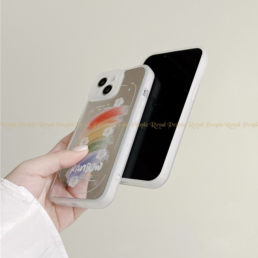 OnePlus - Reflective Mirror Rainbow Pattern Phone Case