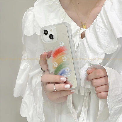 OnePlus - Reflective Mirror Rainbow Pattern Phone Case