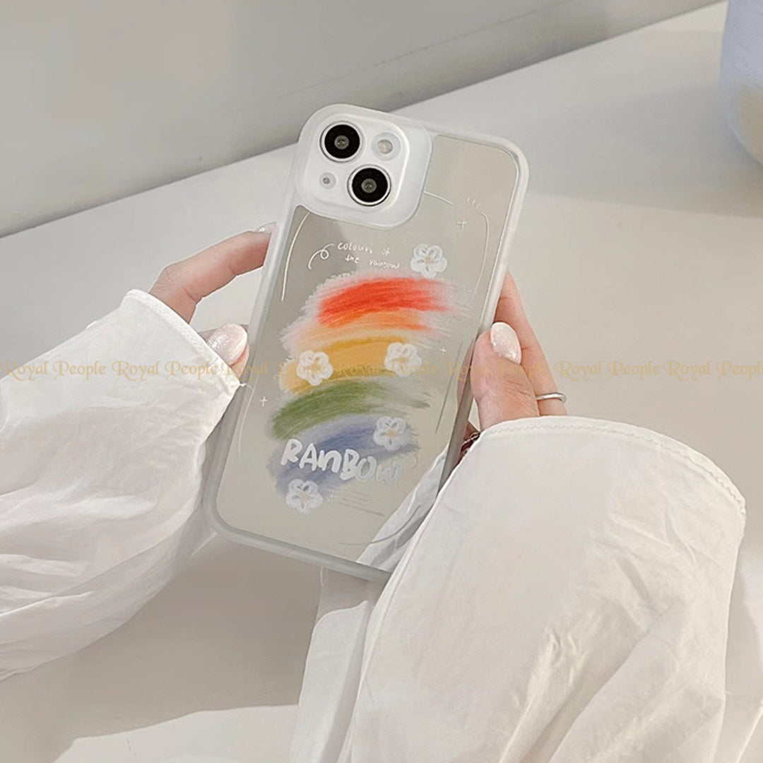 OnePlus - Reflective Mirror Rainbow Pattern Phone Case